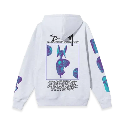Stussy Masked Hoodie "Ash Heather"