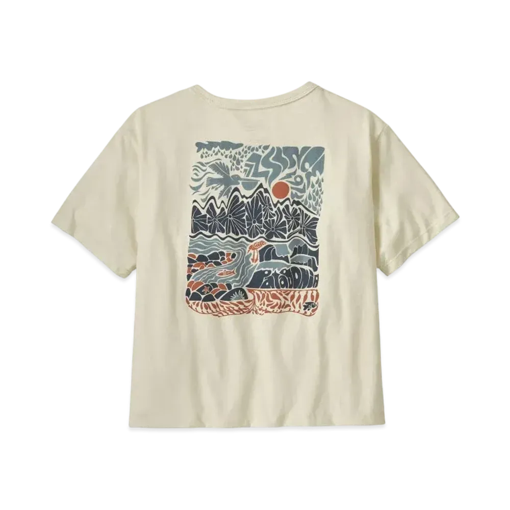 Patagonia Women's Sea Days Easy Cut Pocket Responsibility "White"