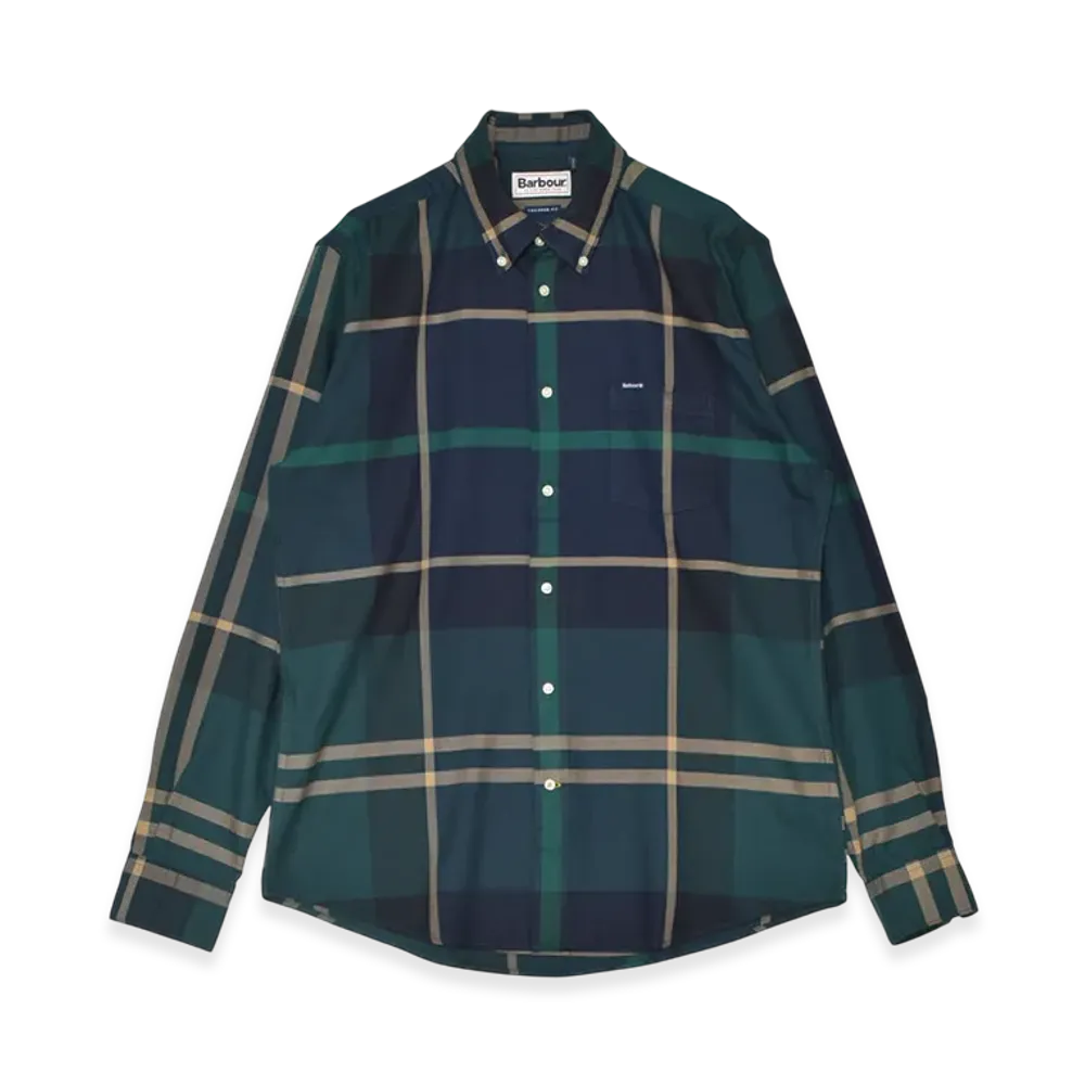 Barbour Chapter Check Overshirt "Green Loch"