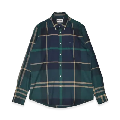 Barbour Chapter Check Overshirt "Green Loch"