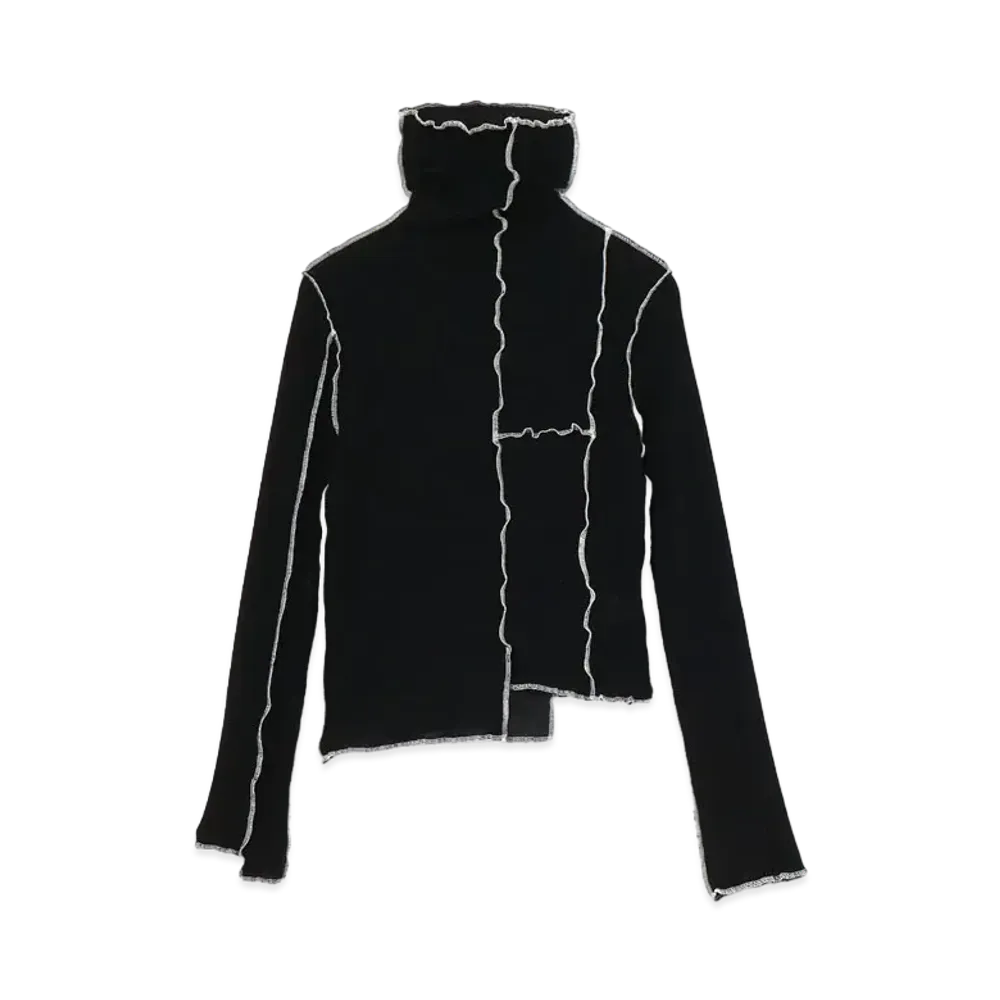 Yohji Yamamoto Y's RIVER TEREKO HIGH NECK "Black"