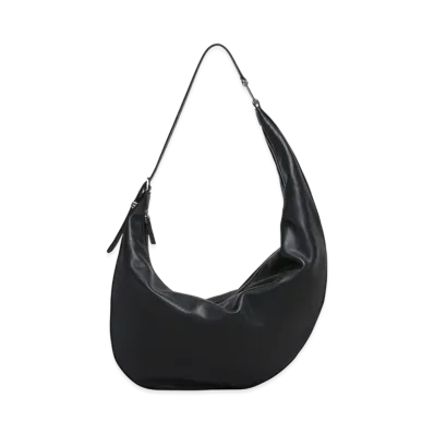 MARNI Dot Medium Hobo Bag in Leather "Black"