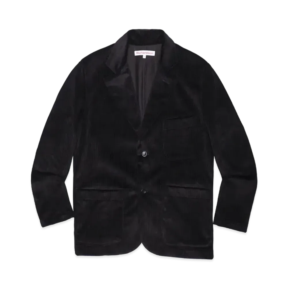 Richardson CORDUROY WORK SUIT JACKET "Black"