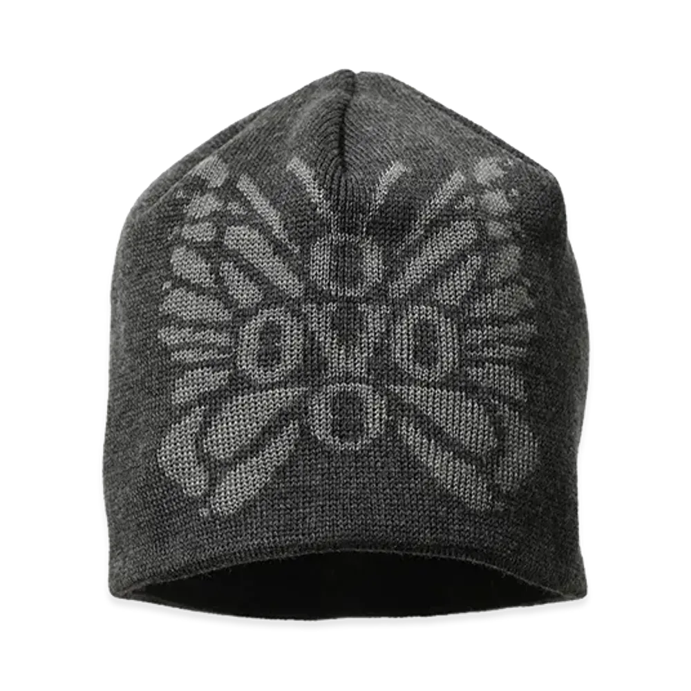 NEEDLES x OCTOBER’S VERY OWN Jacquard Knit Beanie "Dark Grey"