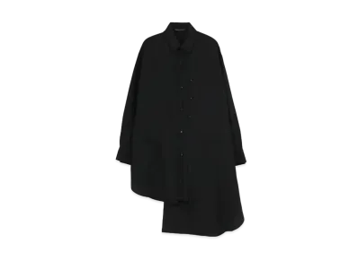 Yohji Yamamoto WOOL BIG SHIRT "Black"