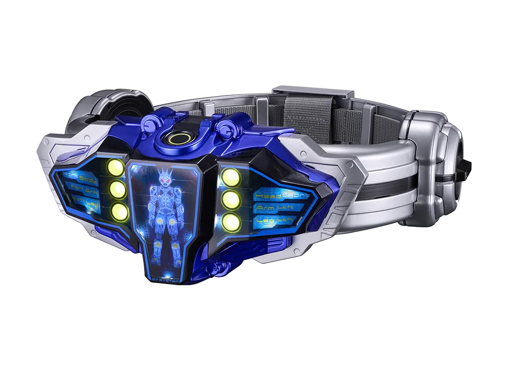 BANDAI "COMPLETE SELECTION MODIFICATION" -KAMEN RIDER AGITO- Henshin Belt G Buckle Mark 7 & Gauge Lamp G Buckle