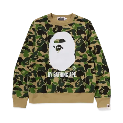 A BATHING APE ABC Camo By Bathing Ape Crewneck Sweat "Green"