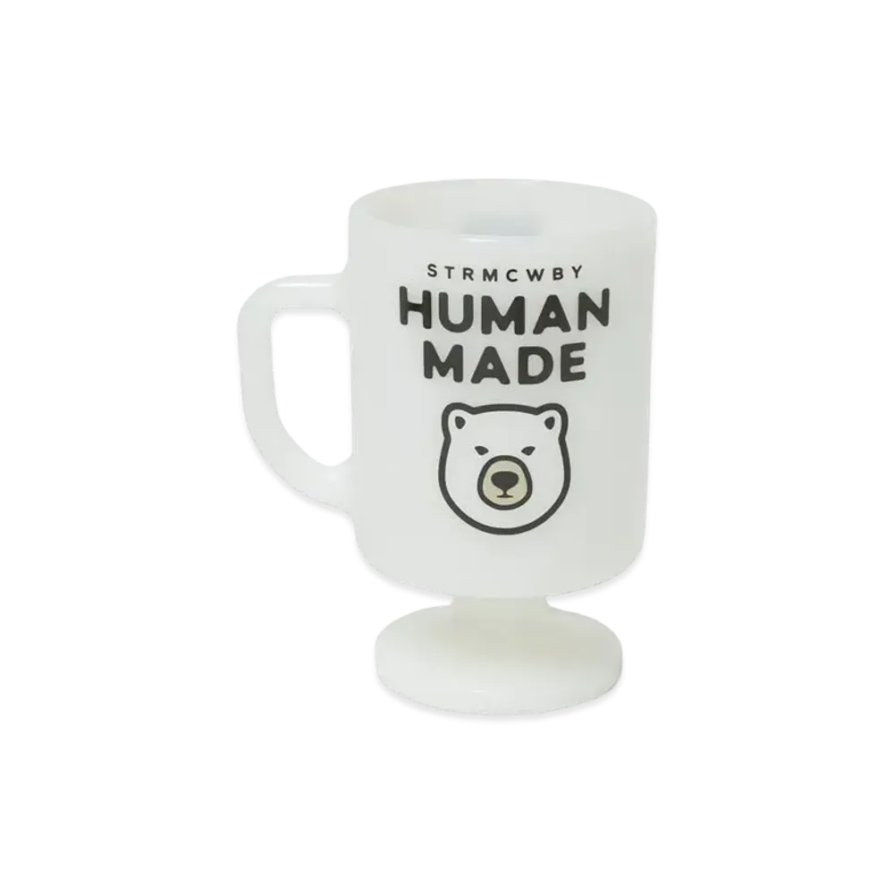 HUMAN MADE MILK GLASS PEDESTAL MUG "White"
