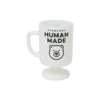 HUMAN MADE MILK GLASS PEDESTAL MUG "White"