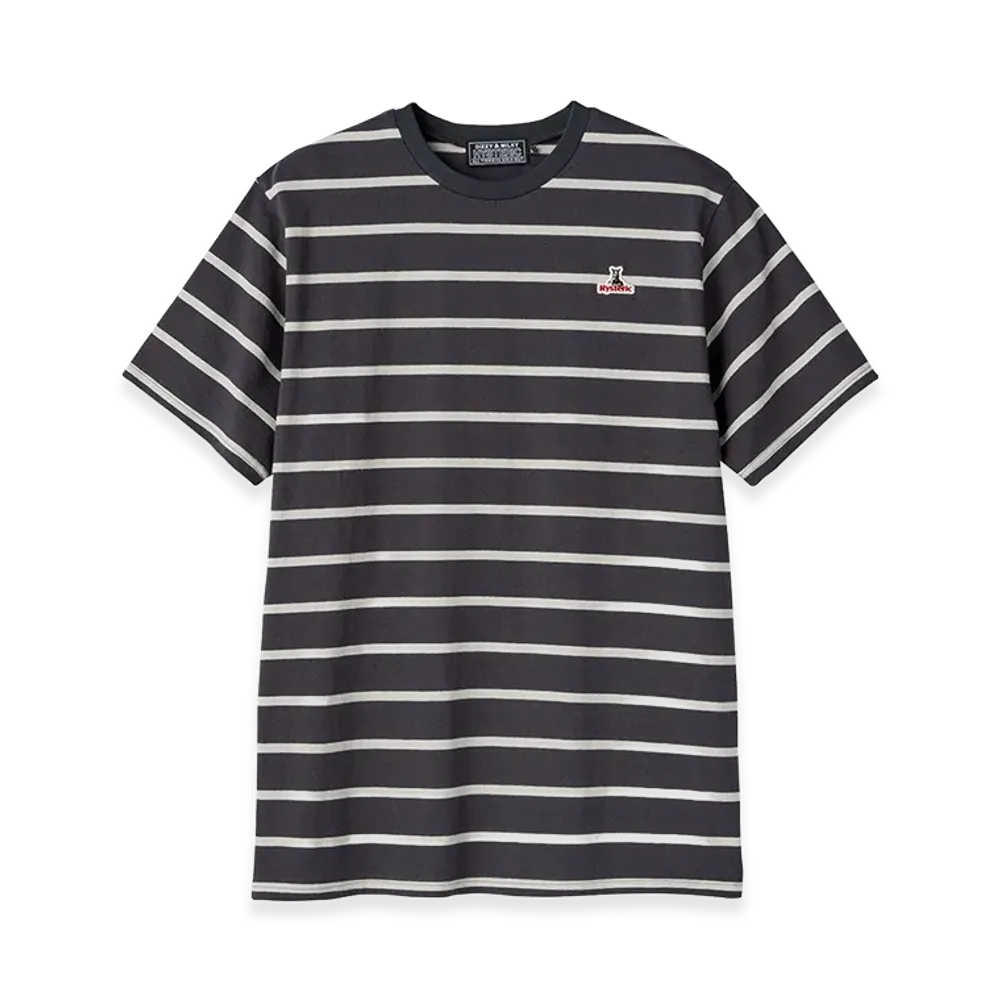 HYSTERIC GLAMOUR Speak No Evil Patch Tee "Charcoal Gray"