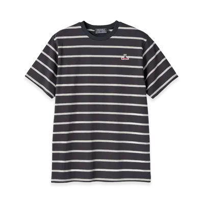 HYSTERIC GLAMOUR Speak No Evil Patch Tee "Charcoal Gray"