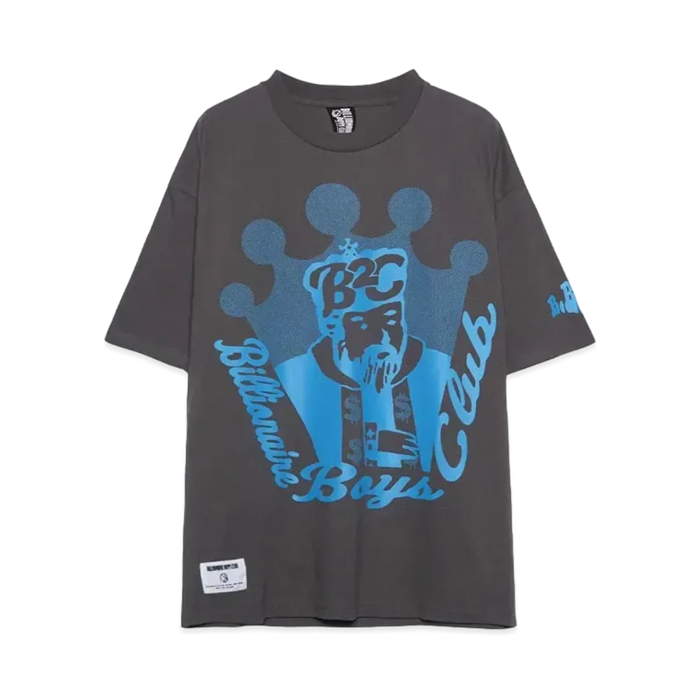 BILLIONAIRE BOYS CLUB COTTON T-SHIRT B2C "C GRAY"
