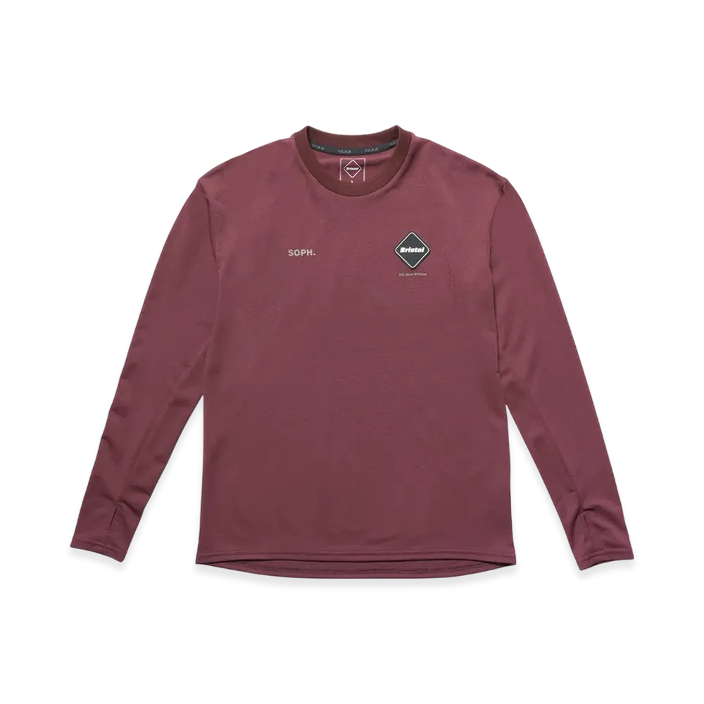 F.C.Real Bristol L/S Athletic Top "Burgundy"