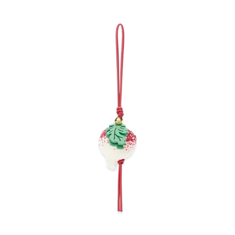 LOEWE Radish Charm "Crimson/Soft White"