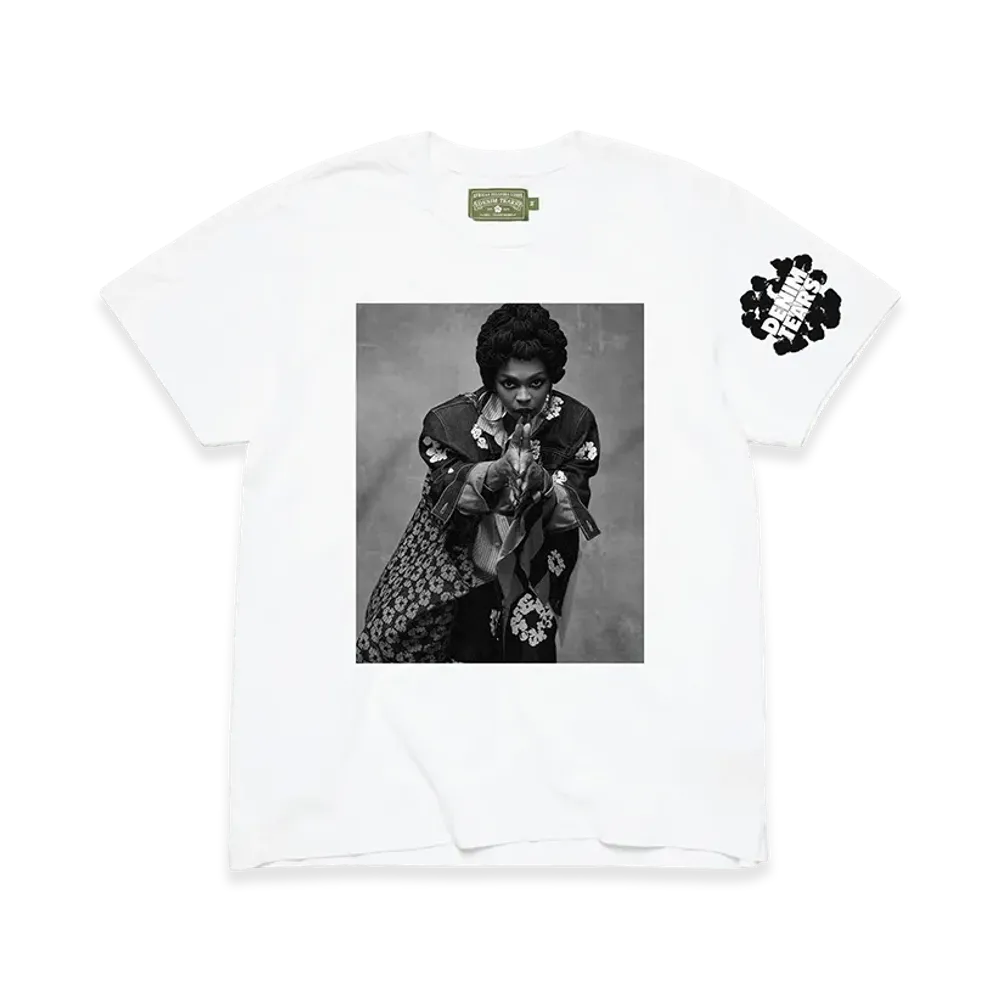 DENIM TEARS Ms. Lauryn Hill DT Photo Tee "White"