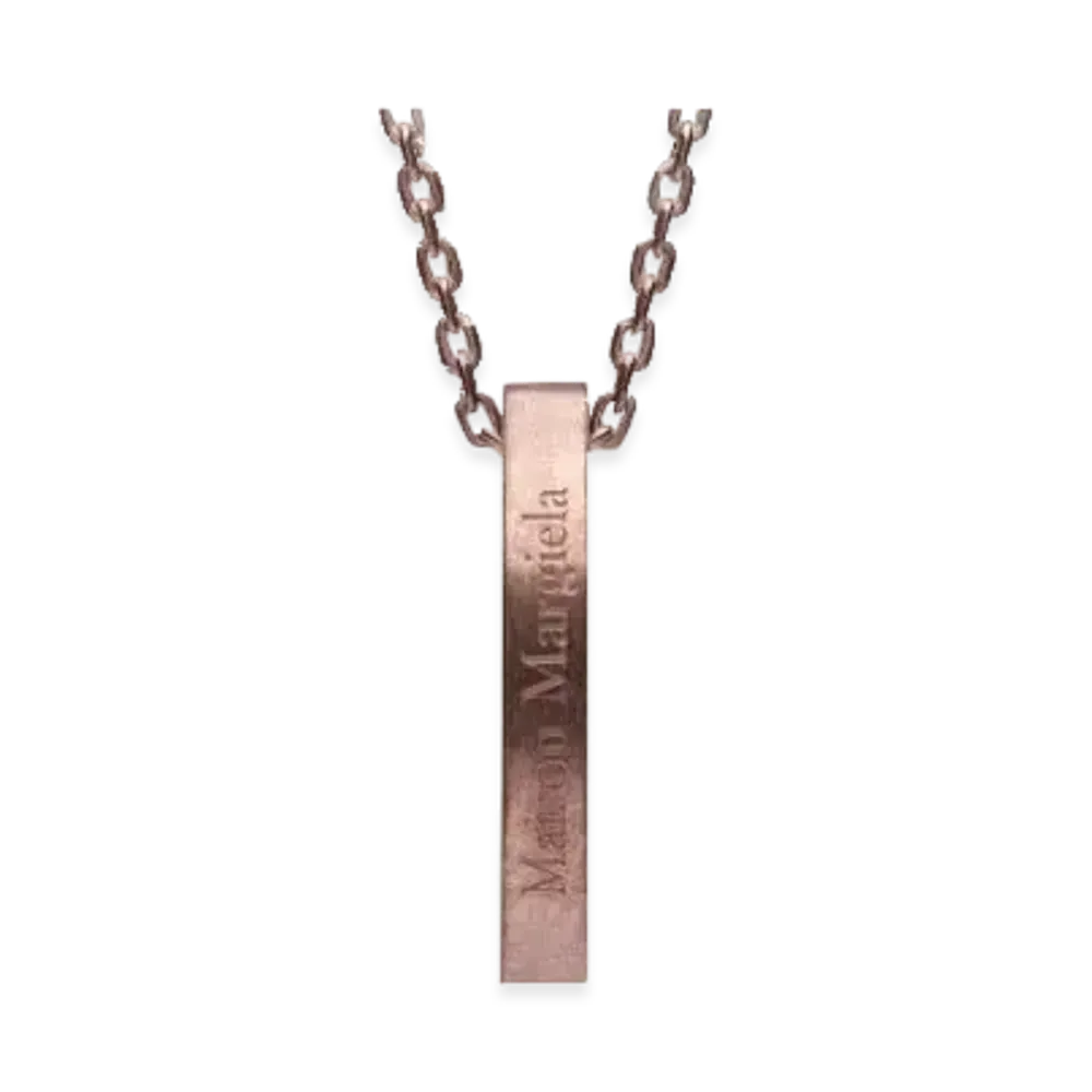 Maison Margiela Logo Ring Necklace "Rose Gold"