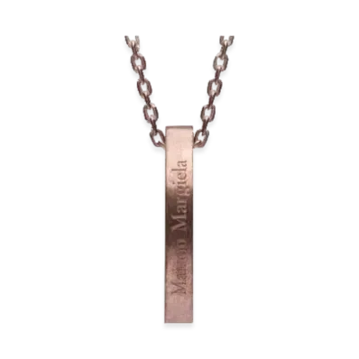 Maison Margiela Logo Ring Necklace "Rose Gold"