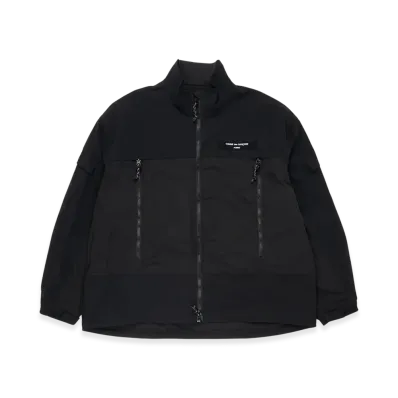 COMME des GARCONS HOMME Logo Print Zip Jacket "Black "