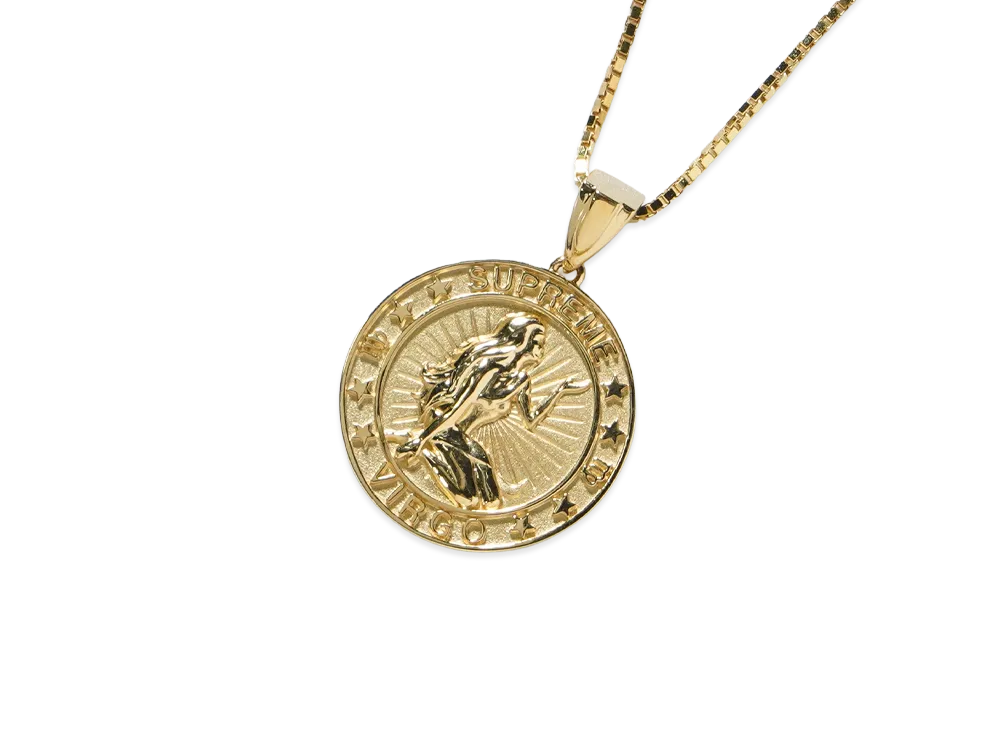 Supreme x Jacob&Co 14K Gold Zodiac Pendant 