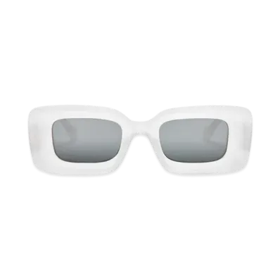 LOEWE Rectangular Sunglasses "White"