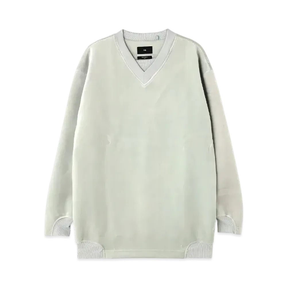 Y-3 Velvet Crew Sweatshirt "Light Green"