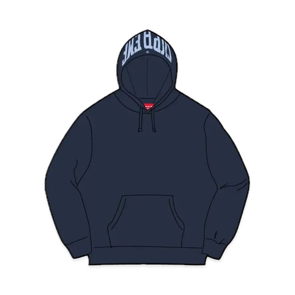 Supreme Warm Up Hooded Sweatshirt "Navy"