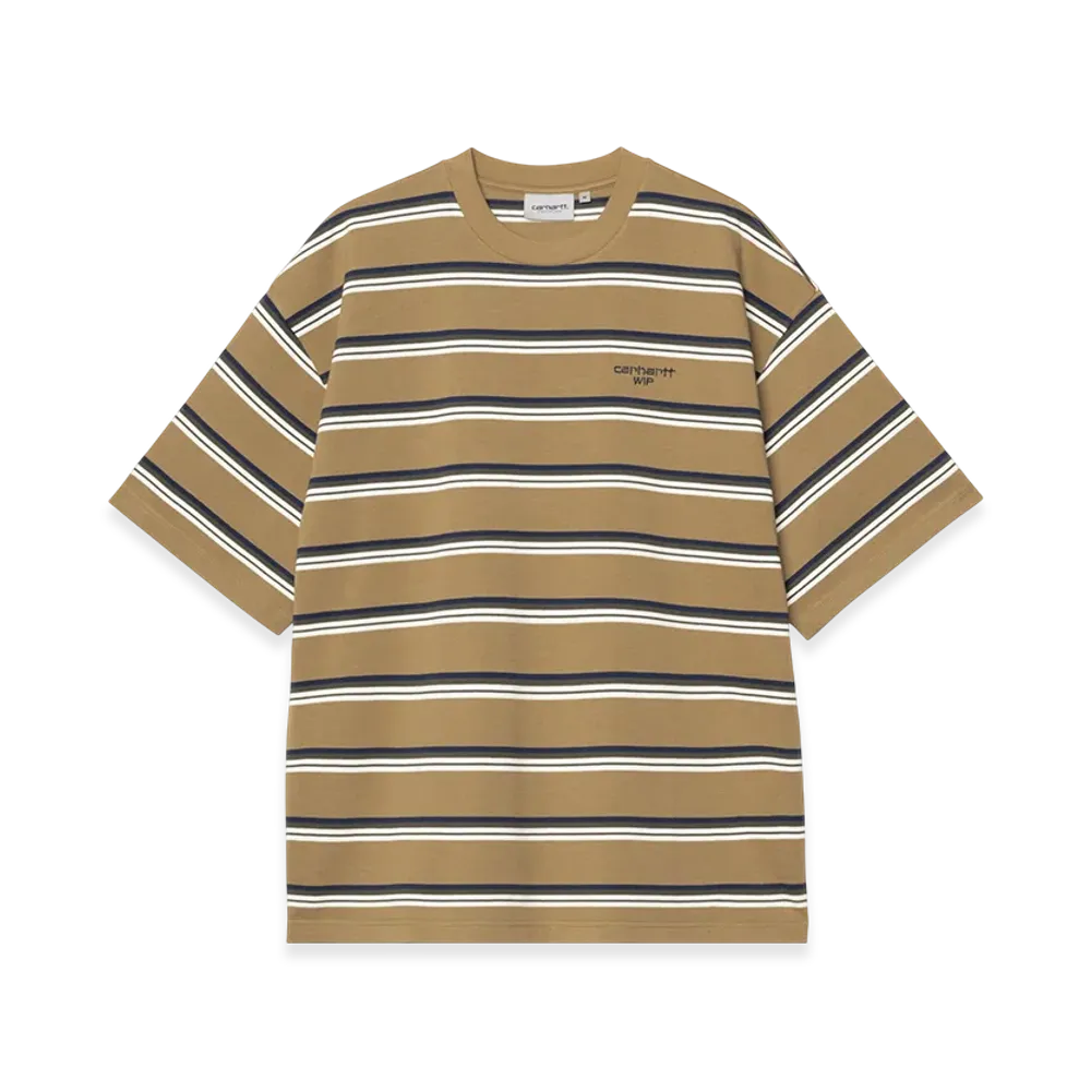 Carhartt WIP S/S Holm T-Shirt Holm Stripe "Peanut"