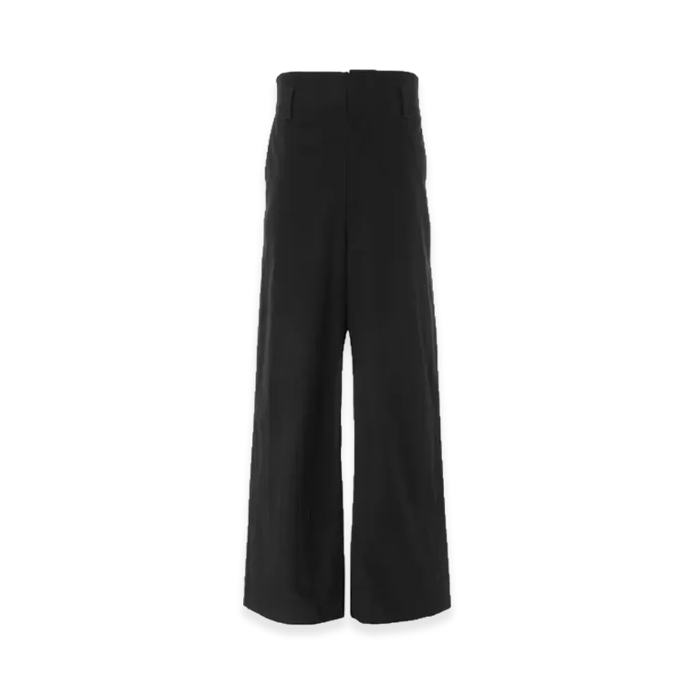 COMME des GARCONS HOMME Garment Dye Cotton Pants "Black"