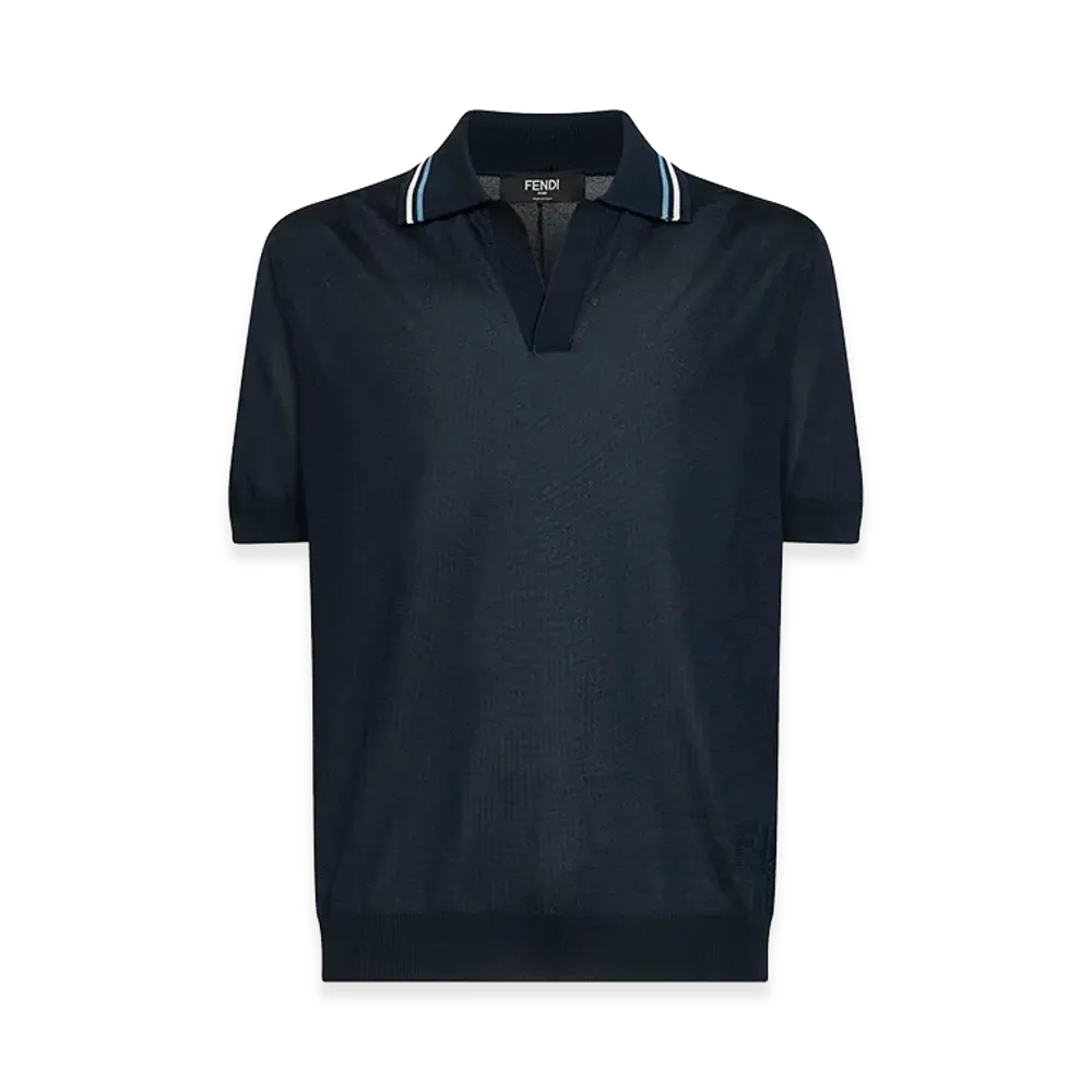 FENDI Polos "Navy"