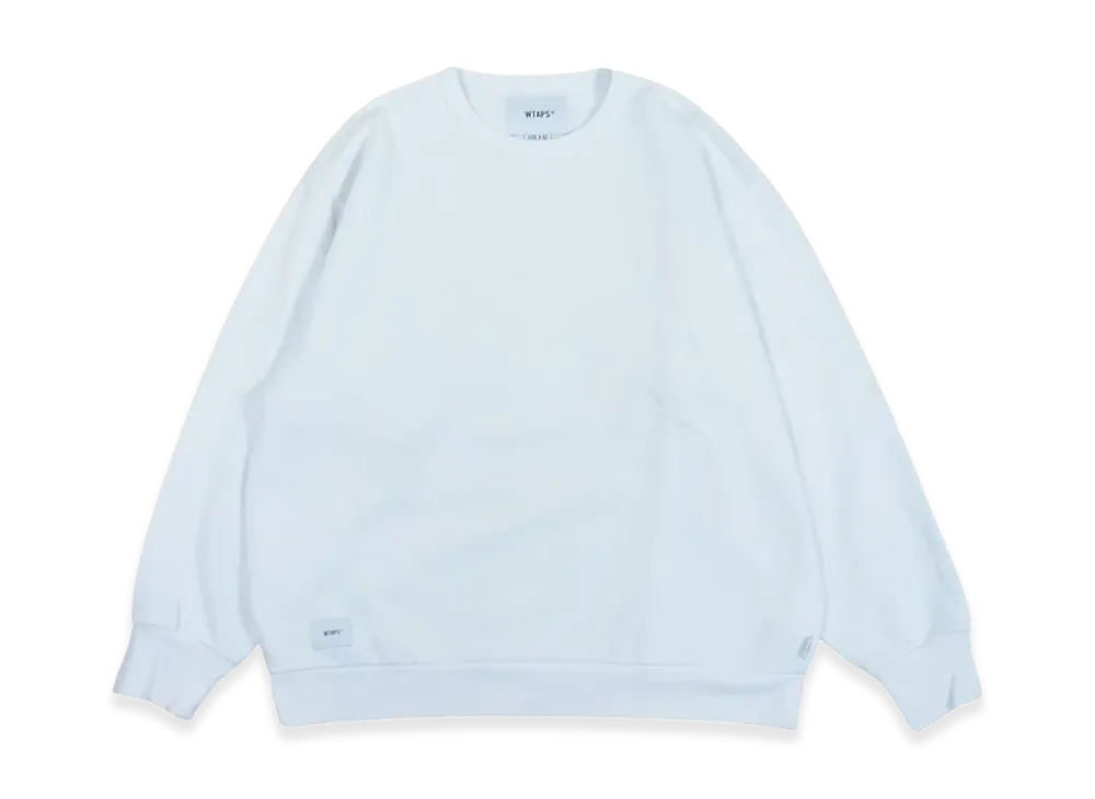 WTAPS BLANK CREW NECK / COPO "White"