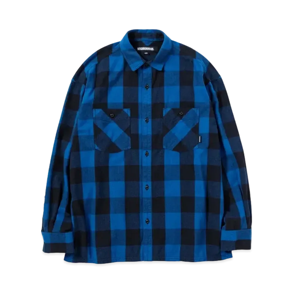 NEIGHBORHOOD Buffalo Check Shirt LS "Blue"