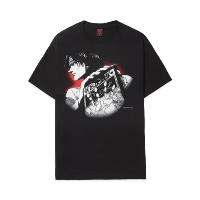 Geeks Rule x HUNTERxHUNTER Silkscreen Printing T Shirt 'Quwrof' "Black"