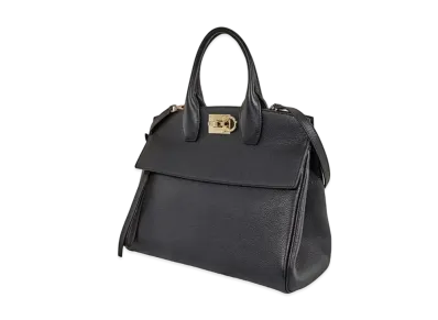 Salvatore Ferragamo Studio Bag (M) "Black"