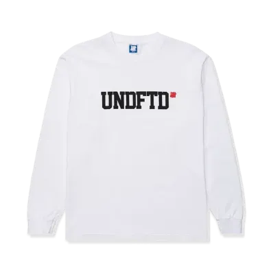 UNDEFEATED TRADEMARK L/S TEE - 80314 "White"