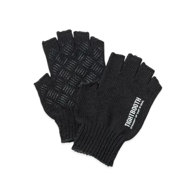 TIGHTBOOTH Logo Fingerless Glove "Black"