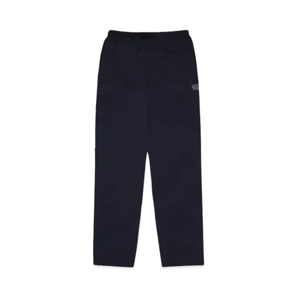 CITY COUNTRY CITY EMBROIDERED LOGO NYLON PANTS "BLACK"