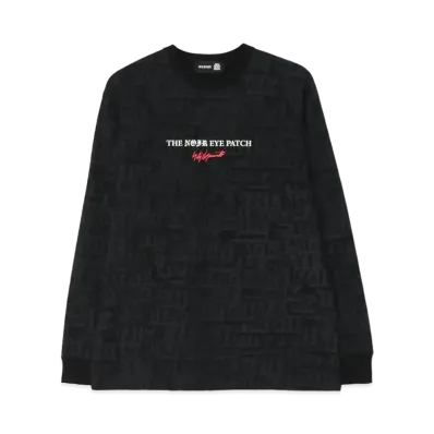 BlackEyePatch WILDSIDE YOHJI YAMAMOTO "NOIR EYE PATCH" Long Sleeve T-shirt "Black"
