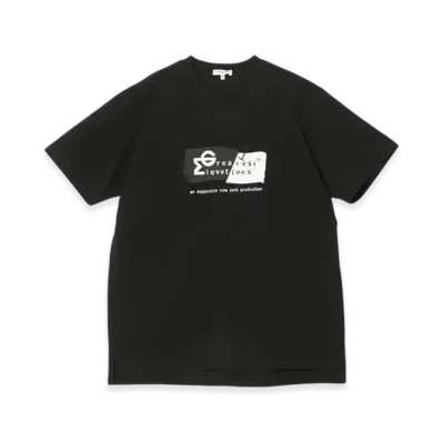 ENGINEERED GARMENTS EG X EXPANSION NY - GREATEST ELEVATIONS TEE "Black"