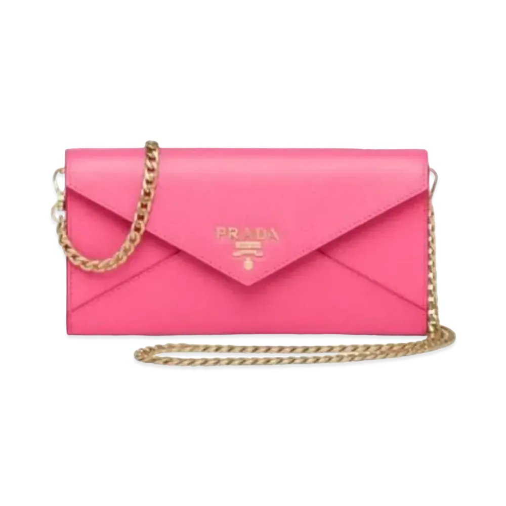 PRADA Saffiano Leather Mini Bag "Pink"