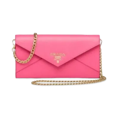 PRADA Saffiano Leather Mini Bag "Pink"