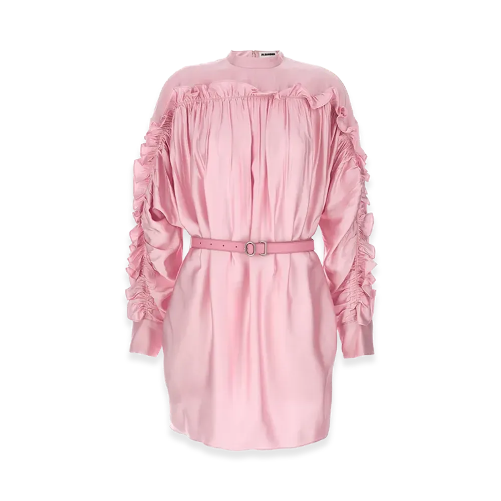 Jil Sander Women's '129' Dress "Pink"