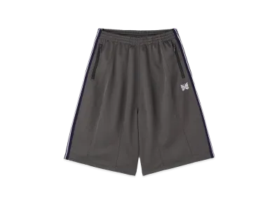 NEEDLES x LHP H.D.Track Pant Shorts - Poly Smooth "Charcoal"