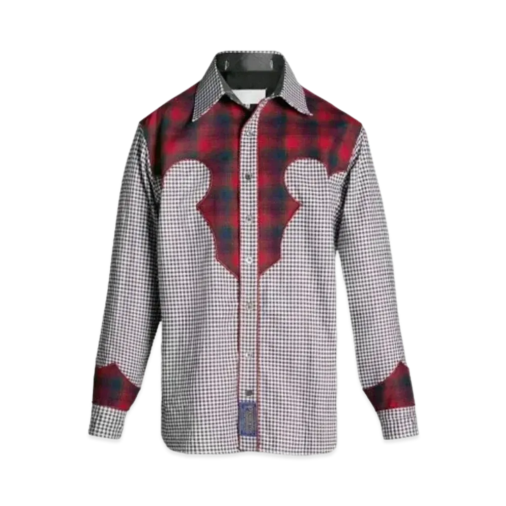 Maison Margiela Pendleton Yoke Gingham Shirt "Brown/Red"