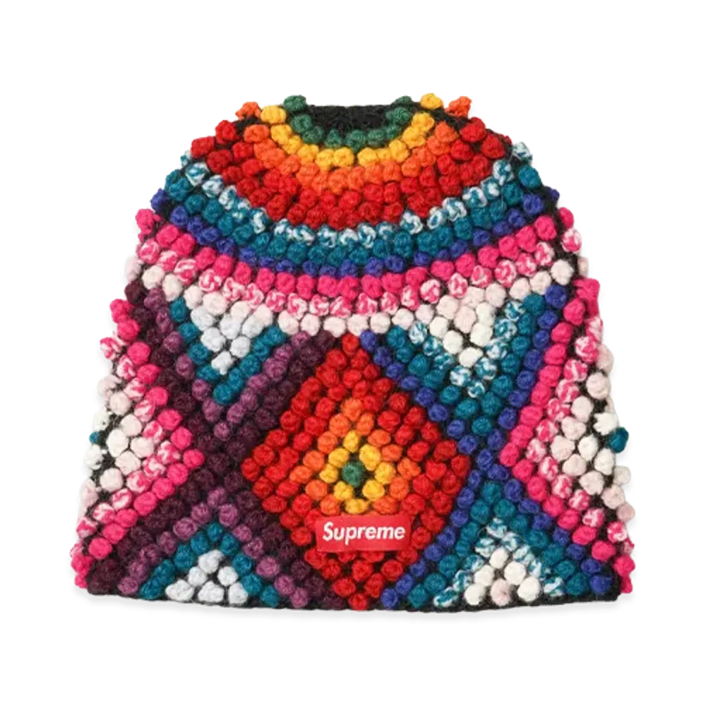 Supreme Textured Knit Beanie "Multi"