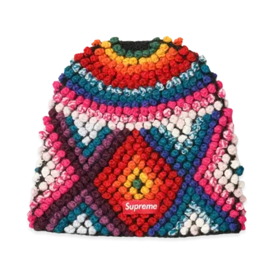 Supreme Textured Knit Beanie "Multi"