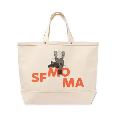 HUMAN MADE x KAWS x SFMOMA Tote "White"