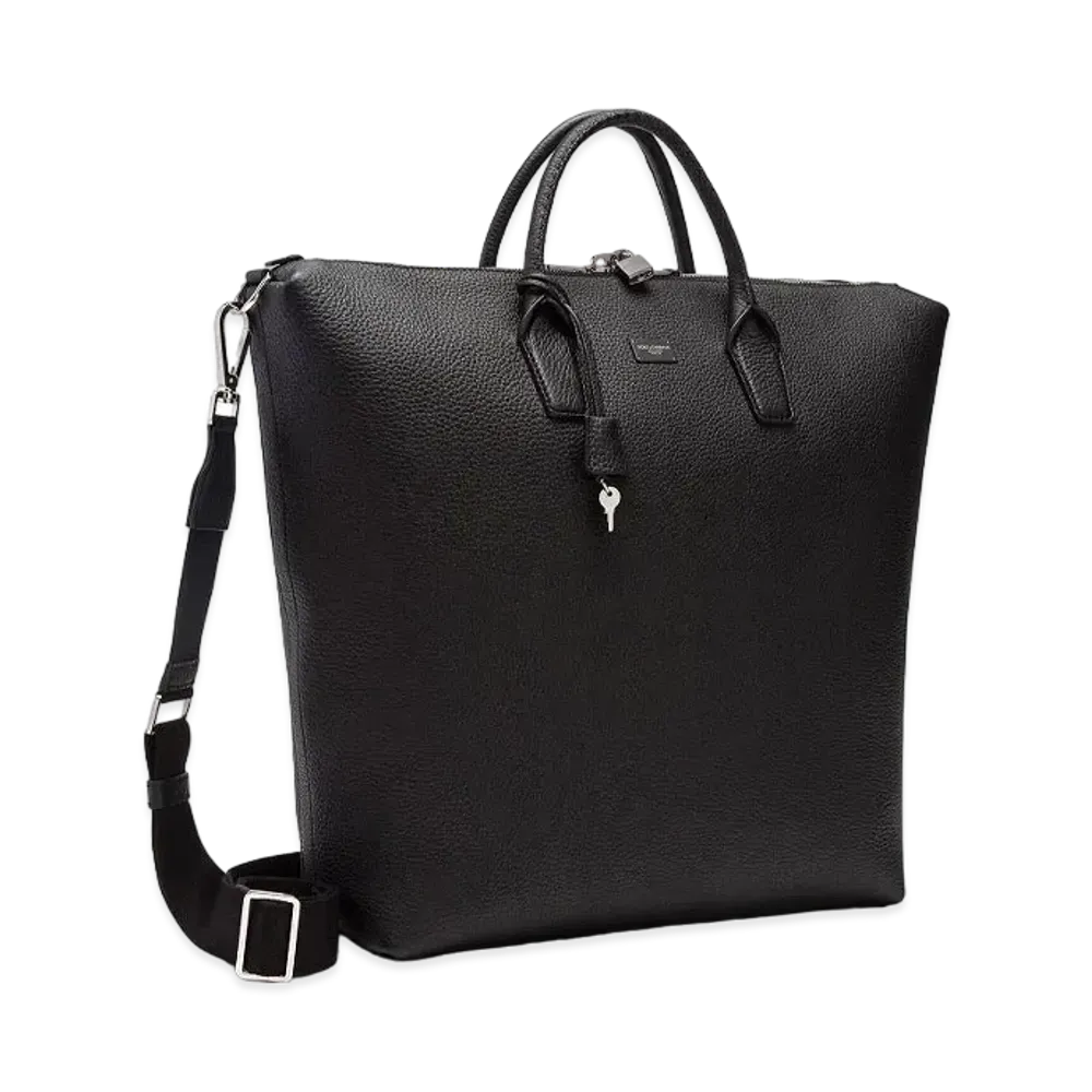 Dolce&Gabbana Shopping Bag Calfskin "Black"