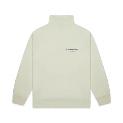 FEAR OF GOD ESSENTIALS Pull-over Mockneck Sweatshirt "Alfalfa Sage"