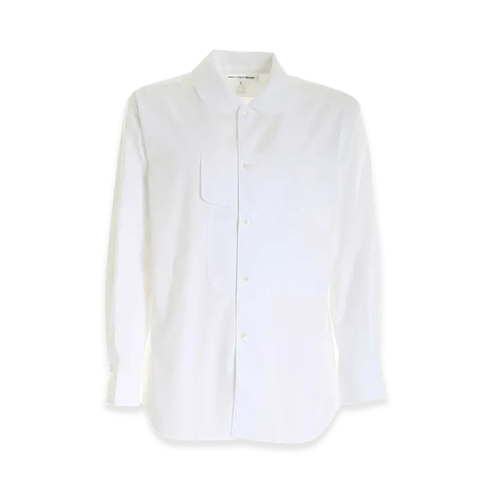 COMME des GARCONS SHIRT Maxi Front Pocket Shirt "White"