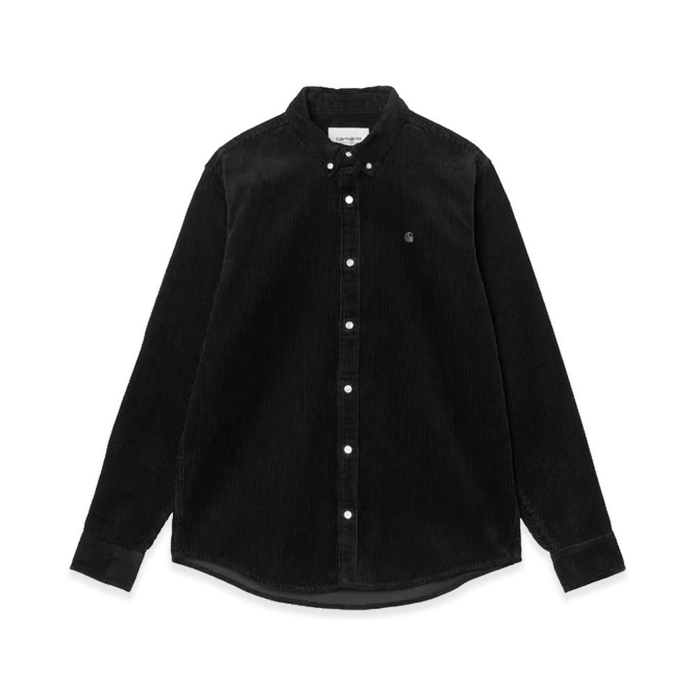 Carhartt WIP L/S Madison Cord Shirt "Soot"